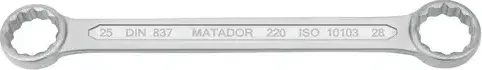Matador 0220 Doppelringschlüssel, 25/28x290mm