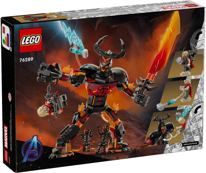 LEGO Marvel Super Heroes Baubare Figur - Thor vs. Surtur Baufigur