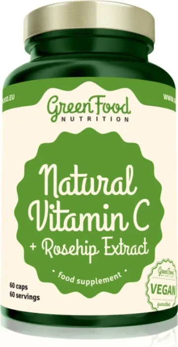 GreenFood Vitamin C + Hagebutten Kapseln