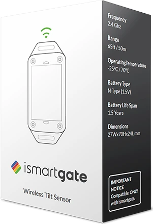 Remsol ismartgate Garage Tilt Sensor, Bewegungssensor für Garagentore