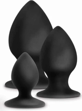 Blush Anal Adventures Platinum Stout Plug Kit Set