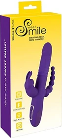 Sweet Smile Triple Thrusting Pearl Vibrator