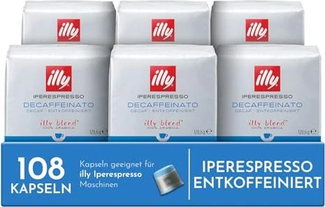 illy Iperespresso Entkoffeiniert Kaffeekapseln, 18 Stück