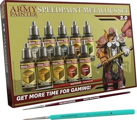 Army Painter Speedpaint 2.0 Metallics Set Farbset, 11-tlg.