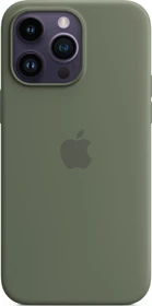 Apple Silikon Case mit MagSafe für iPhone 14 Pro Max Oliv