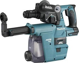 Makita DHR243ZJW Akku-Bohr-/Meißelhammer solo inkl. MAKPAC + Absaugeinheit