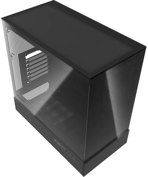 DarkFlash DPX90 Black, Glasfenster