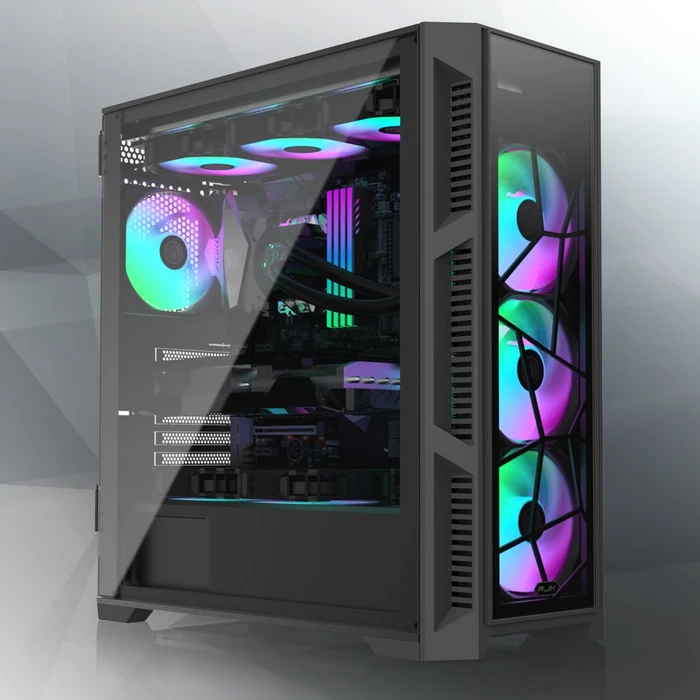 Raijintek Ponos Ultra TG4, Glasfenster