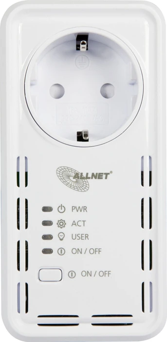 Allnet ALL3075v4, 3680W, Smart-Steckdose mit Strommessfunktion