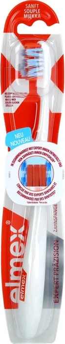 Elmex Expert Präzision Zahnspange Zahnbürste sanft, 1 Stück