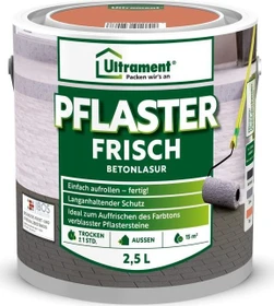 Ultrament Pflaster Frisch Betonlasur rot, 2.5l