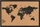 Zeller Pinbord World, Pinnwand, braun/Motiv, 60x40cm (11571)