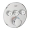 Grohe Grohtherm SmartControl Thermostat mit 3 Ventilen supersteel Vorschaubild