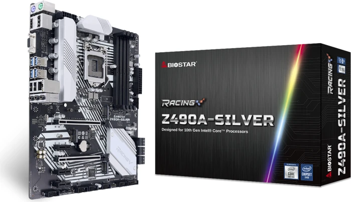 Biostar Racing Z490A-Silver (Intel 1200)