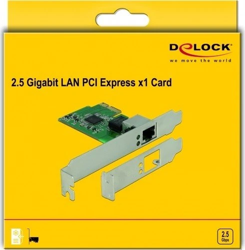 DeLOCK RJ-45 LAN-Adapter, PCIe 2.0 x1