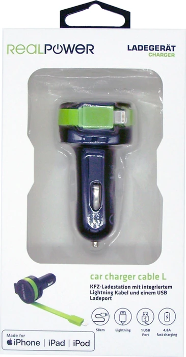 Ultron RealPower Car Charger Cable L