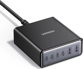 Ugreen 6-Port Ladestation 100W GaN schwarz/grau