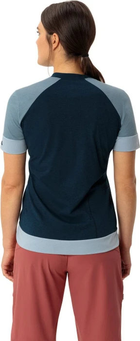 Vaude Altissimo Q-Zip Trikot kurzarm dark sea/nordic blue (Damen)