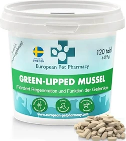 European Pet Pharmacy Grünlippmuschel Pulver, 120 Stück