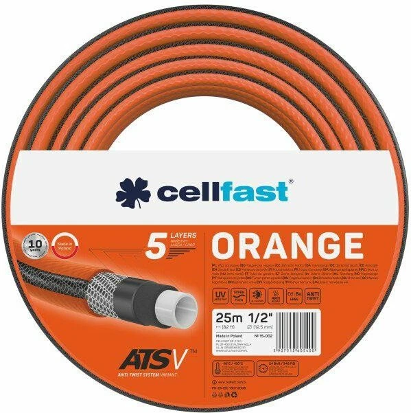 Cellfast Orange ATSV Gartenschlauch 3/4", 50m