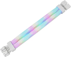 Thermaltake TtMod ARGB Snow Cable CPU 2x 8-Pin Verlängerung 34.5cm, weiß (AC-082-CN6NAN-A1)