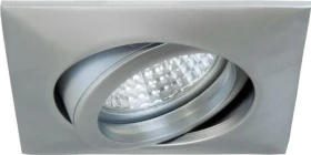 Brumberg GX5.3 Niedervolt Einbauleuchte eckig chrom matt