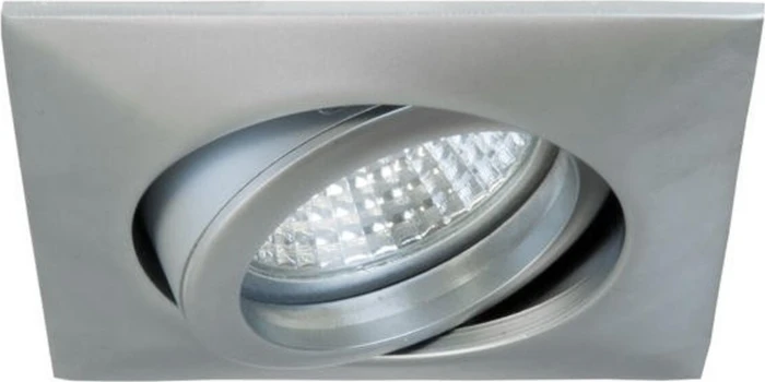 Brumberg GX5.3 Niedervolt Einbauleuchte eckig chrom matt