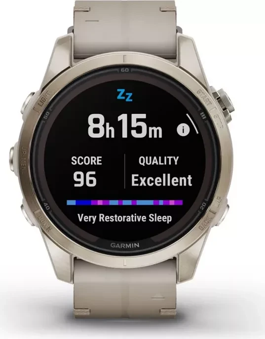 Garmin Fenix 7S Pro Sapphire Solar light sand/soft gold