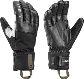 Leki Montera Pro GTX Skihandschuhe black/white/burnt olive