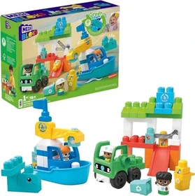 Mattel Mega Bloks Green Town Ozean-Reinigungsteam