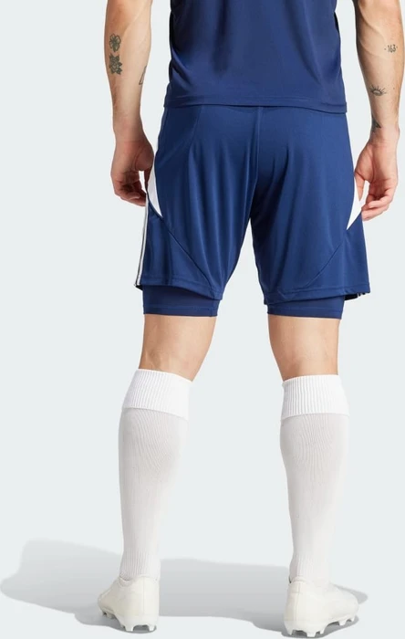 adidas Tiro 24 2-in-1 Hose kurz team navy blue 2/white (Herren)