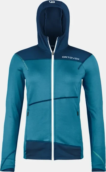 Ortovox Fleece Light Hoody Funktionsjacke mountain blue (Damen)