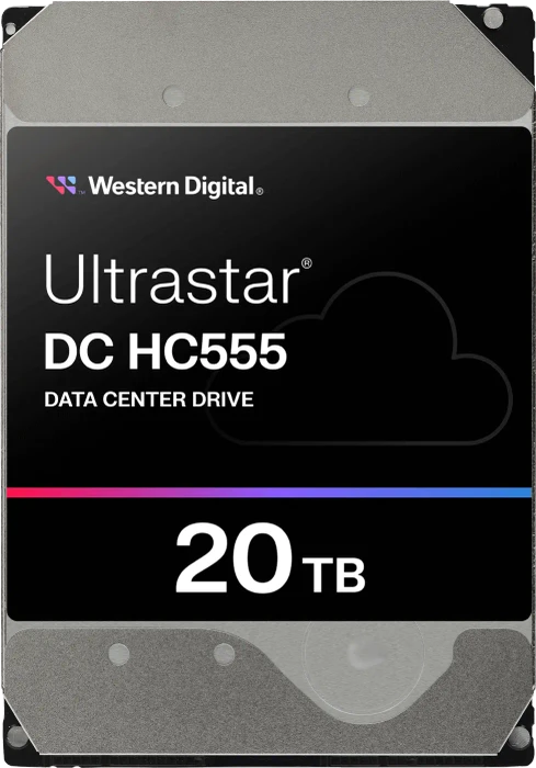Western Digital Ultrastar DC HC555 20TB, SE, 24/7, 512e / 3.5" / SAS 12Gb/s