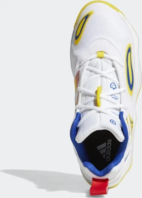 adidas Exhibit A cloud white/team colleg purple/team yellow