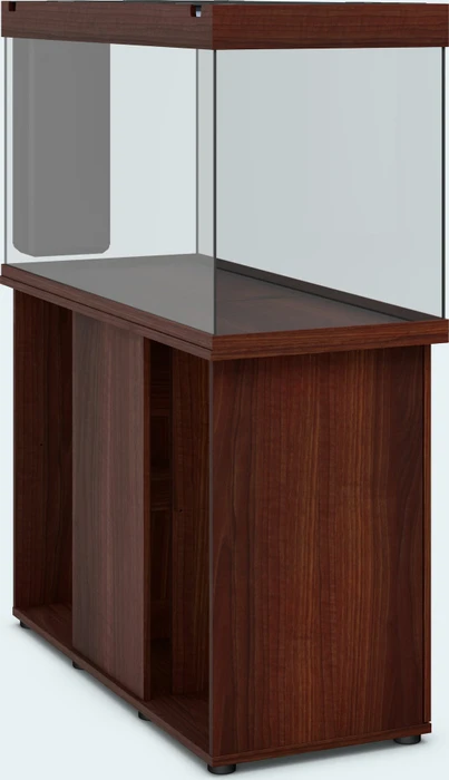 Juwel Rio 350 LED Aquarium-Set mit Unterschrank, dunkles Holz/dunkles Holz, 350l