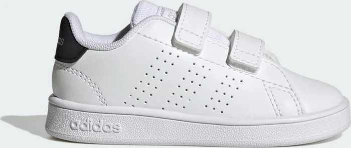 adidas Advantage Lifestyle Court Two Hook-and-Loop cloud white/core black/silver metallic (Junior)