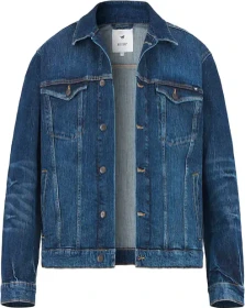 Mustang Style Dallas mit Used-Effekten Jeansjacke dunkelblau (Herren)