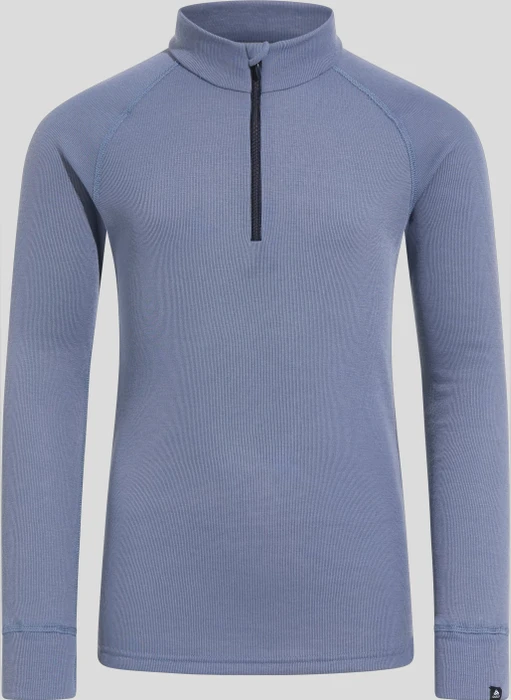 Odlo Active Warm Eco Half-Zip Funktionsshirt langarm folkstone gray (Junior)