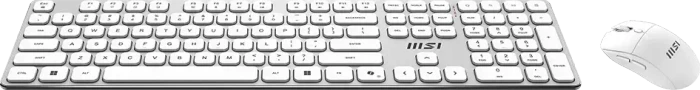 MSI Forge K210 W Wireless Combo weiß, USB, UK