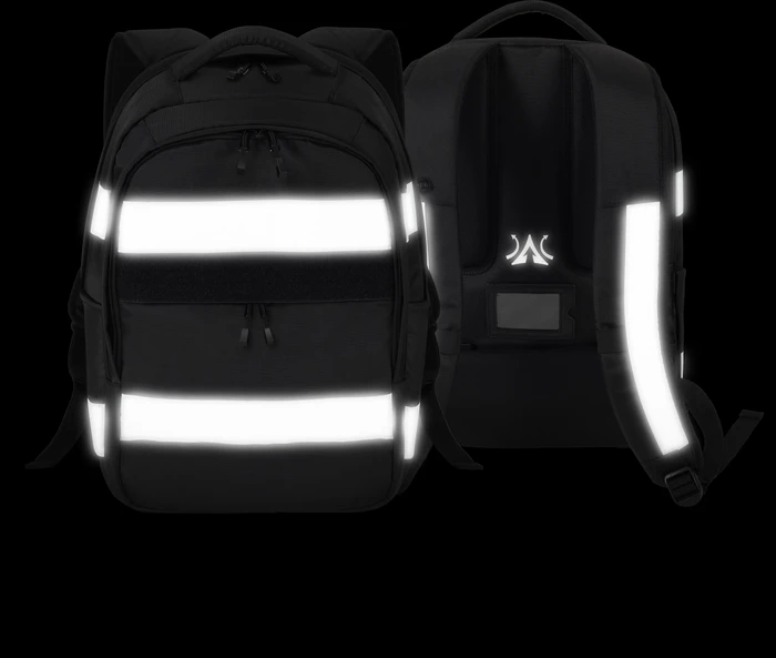Dicota Reflective 25 Liter, Notebook Rucksack, schwarz