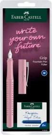 Faber-Castell Füller Grip 2010 rose shadows, rechte Hand/linke Hand, mittel, Blister