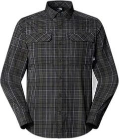 The North Face Sequoia Plaid Hemd langarm asphalt grey/new taupe/green plaid (Herren)