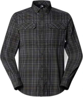 The North Face Sequoia Plaid Hemd langarm asphalt grey/new taupe/green plaid (Herren)