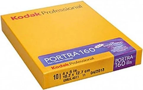 Kodak Portra 160 4x5" Farb-Negativfilm 10 Blatt