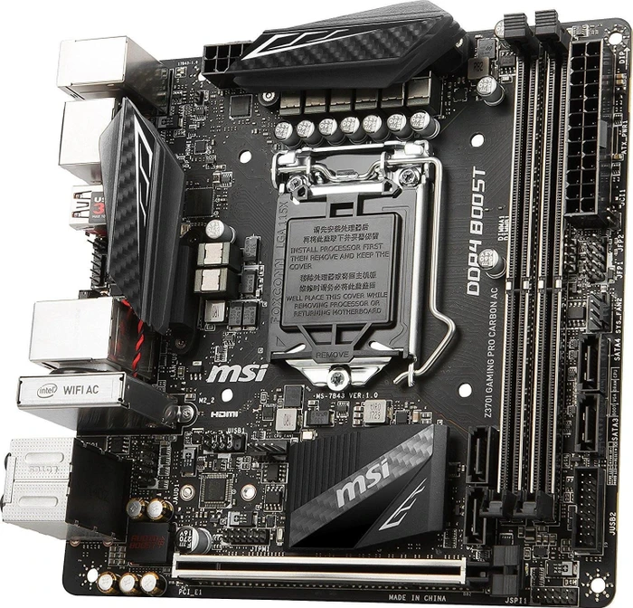 MSI Z370I Gaming Pro Carbon AC (Intel 1151 v2)