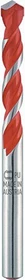 Alpen Profi Multicut HM Mehrzweckbohrer, 3x30x60mm, 1 Stück