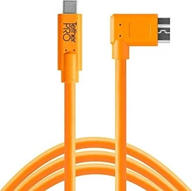 Tether Tools TetherPro USB 3.1 Gen 1 Kabel USB-C/Micro-USB-B gewinkelt 4.6m orange