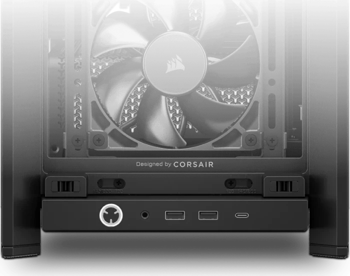 Corsair Frame 4000X RS ARGB, schwarz, Glasfenster