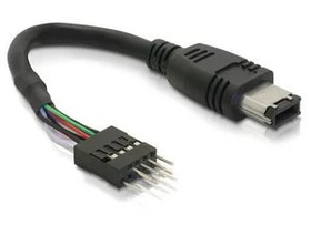 DeLOCK FireWire IEEE-1394 Kabel, 6-Pin auf 8-Pin Pfostenstecker, 0.16m