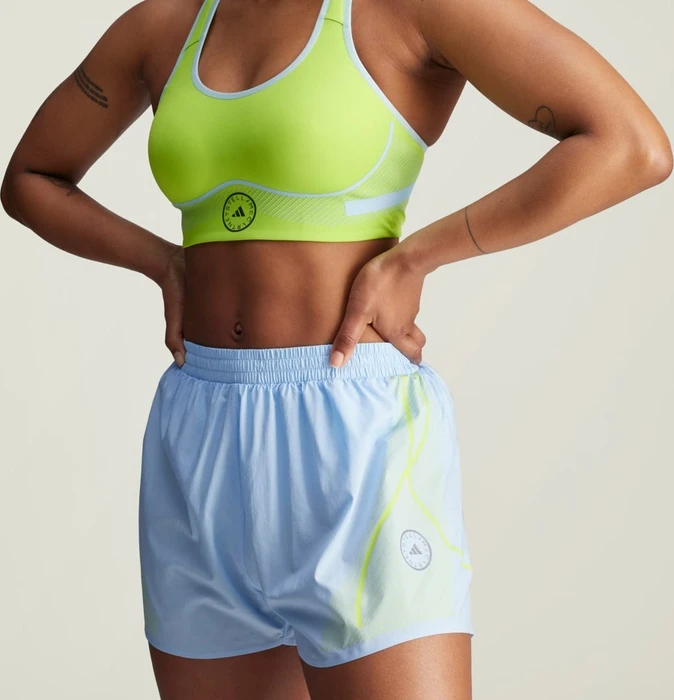 adidas by Stella McCartney TruePace Running Laufhose kurz glow blue (Damen)